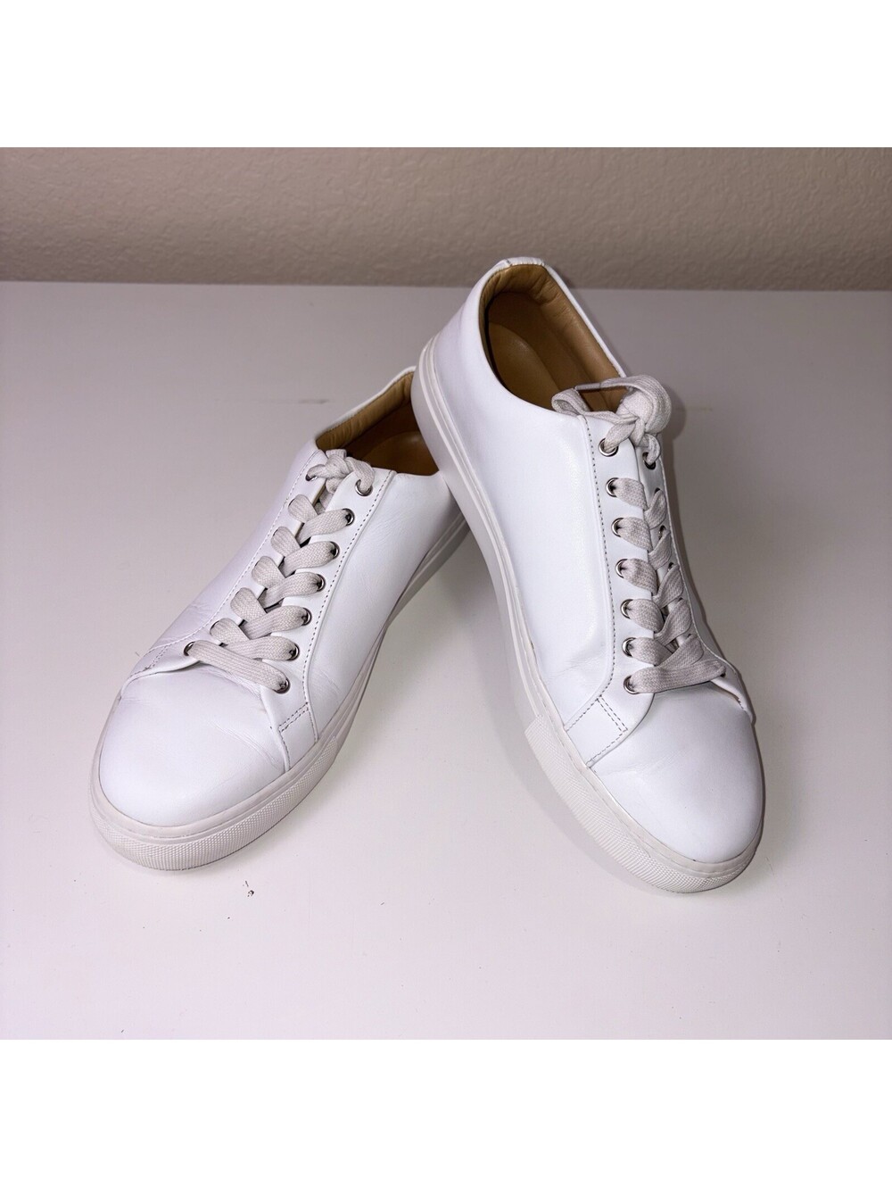 Thursday Boot Co Premier Low Top Men’s 10.5 White Leather Casual Sneakers